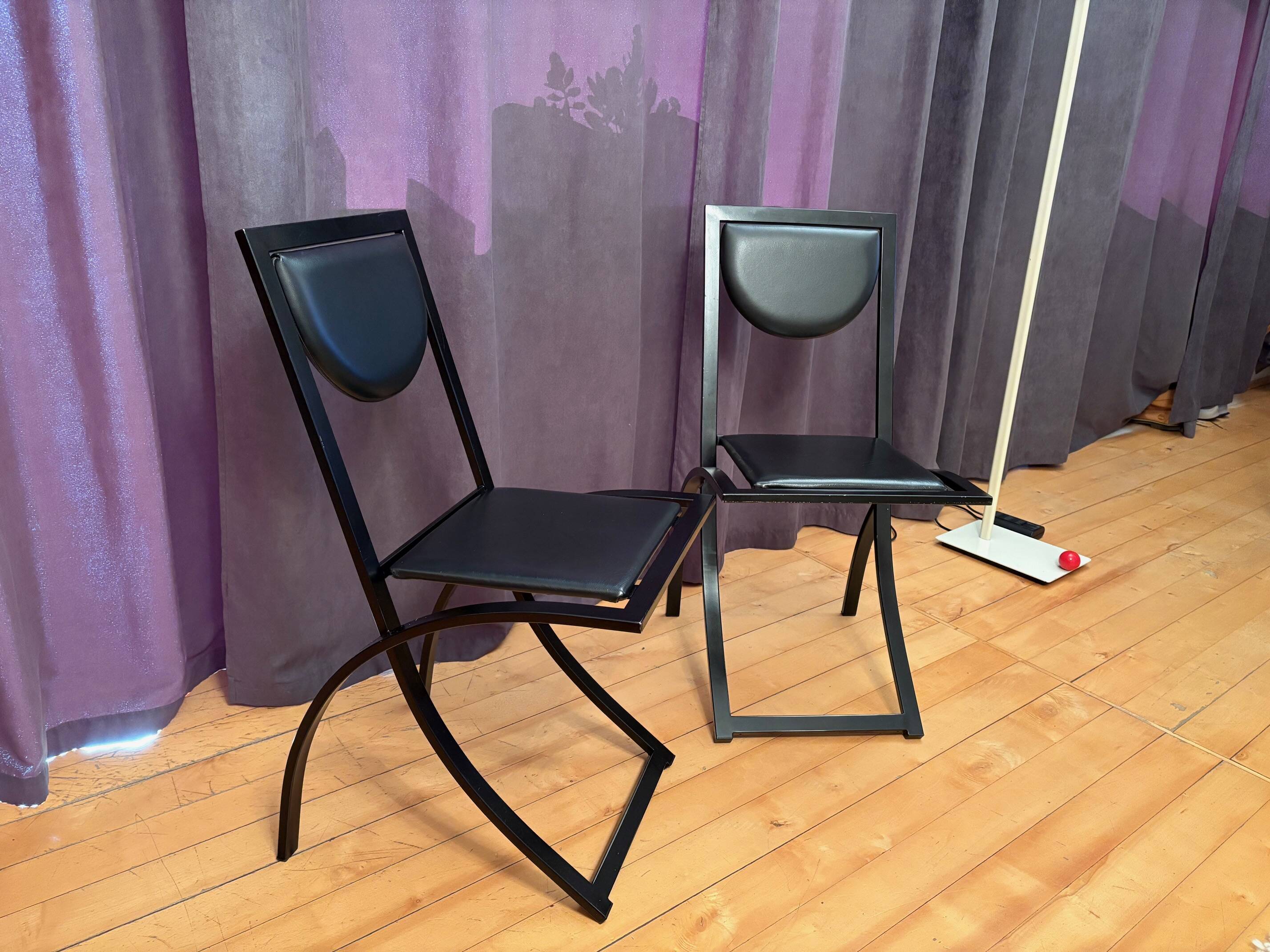 Pair of Sinus chairs designed by Karl Friedrich Förster, KFF, Germany, 1980