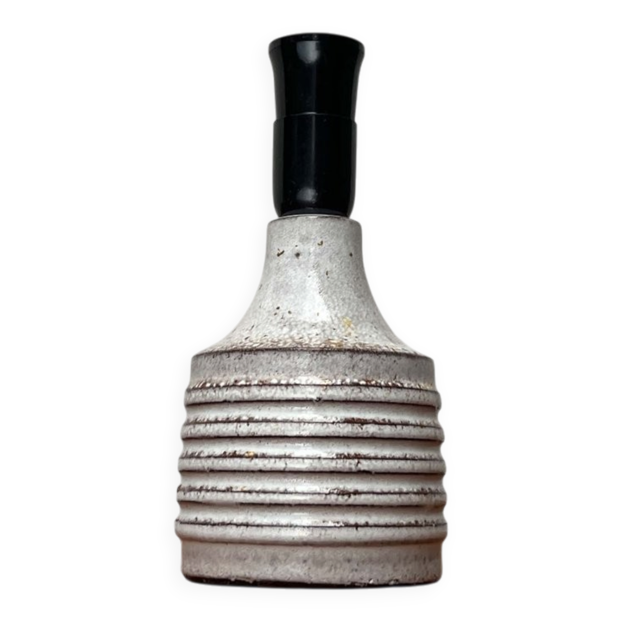 Mid-century modern studio pottery table lamp by Axella, 1960s.