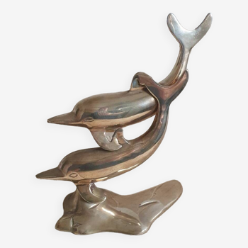 Brass dolphins