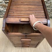 Office furniture, wooden sliding-door filing cabinet