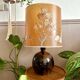 Sandstone ball lamp by Guy Baudat, vintage ceramic