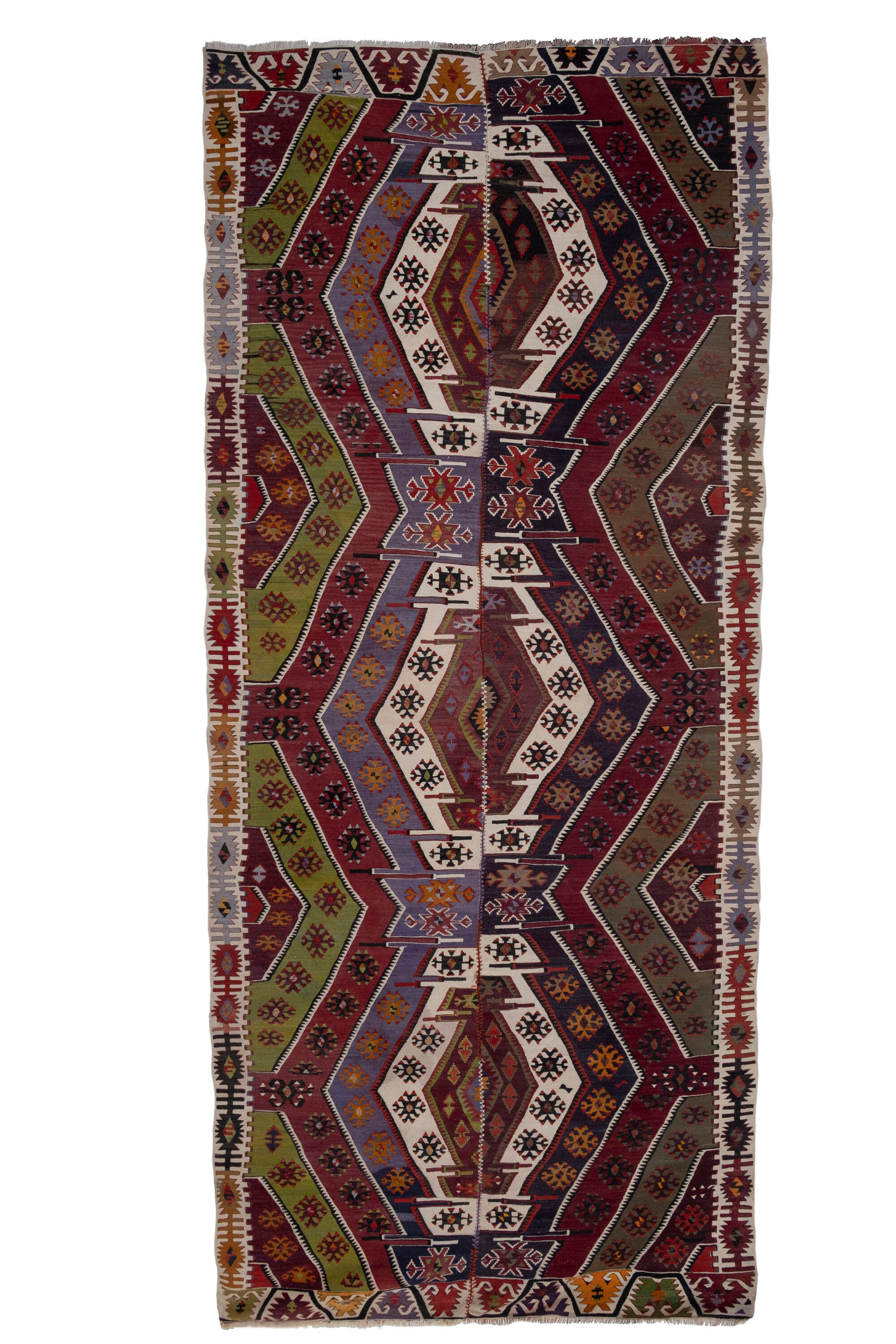Turkish Kayseri Kilim Rug 173 x 403 cm
