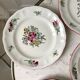 Set of 7 dessert plates Lunéville years 40 50