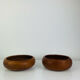 Pair of Scandinavian teak pocket trays, 1960s