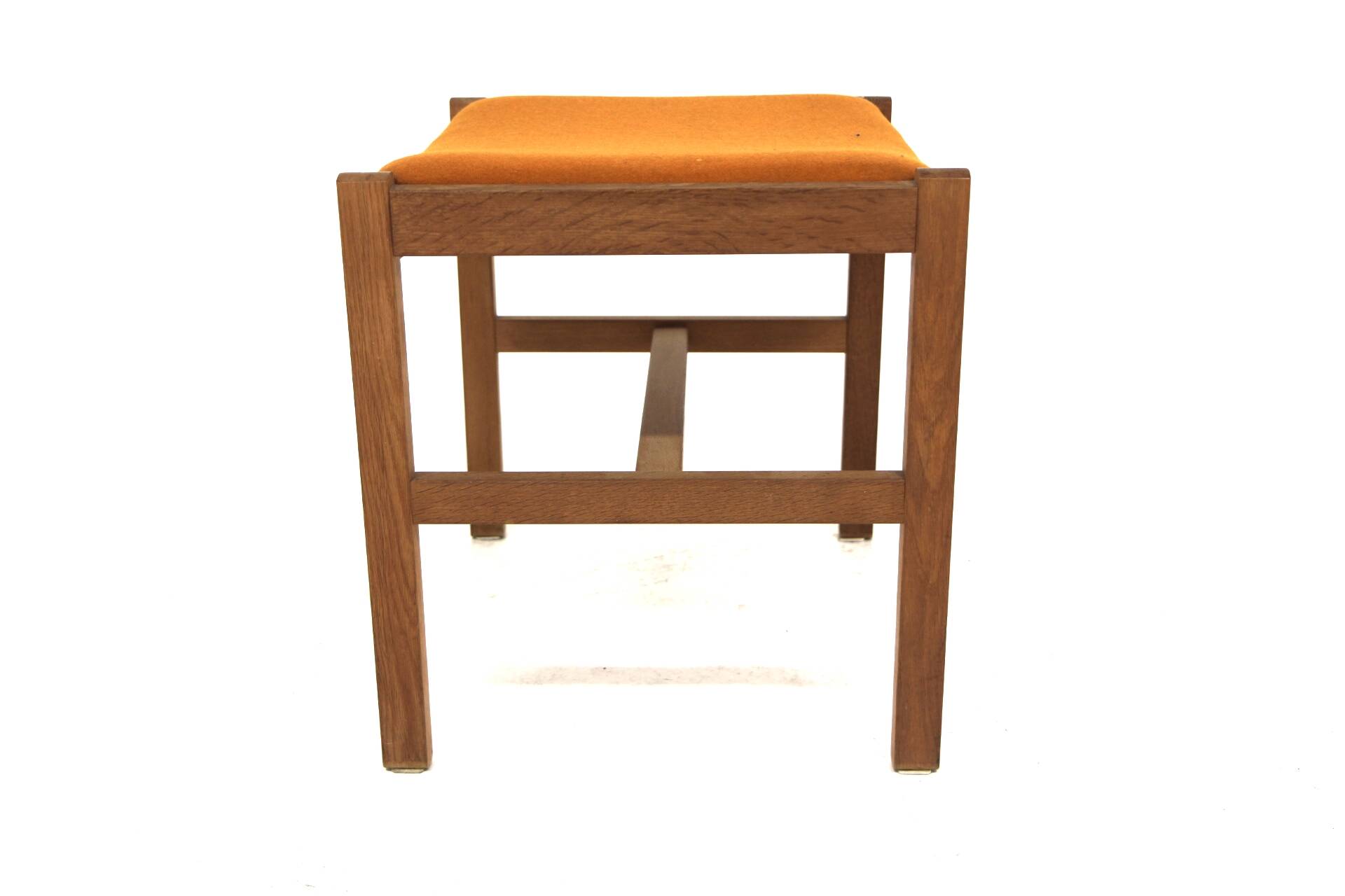 Scandinavian oak stool, Denmark, 1960s