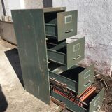4 drawers of the 50s/60s Arianex metal furniture