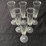 Set of 30 vintage art deco style wine glasses and carafe