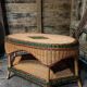 Rattan coffee table