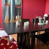 Italian design black beech table
