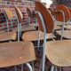 Lot de 4 chaises ecole tchécoslovaque 1950 1960