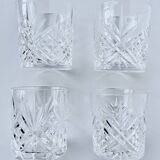 Set of 4 Hollywood Regency Cocktail Whiskey Glasses