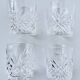 Ensemble de 4 verres à whisky cocktails Hollywood Regency
