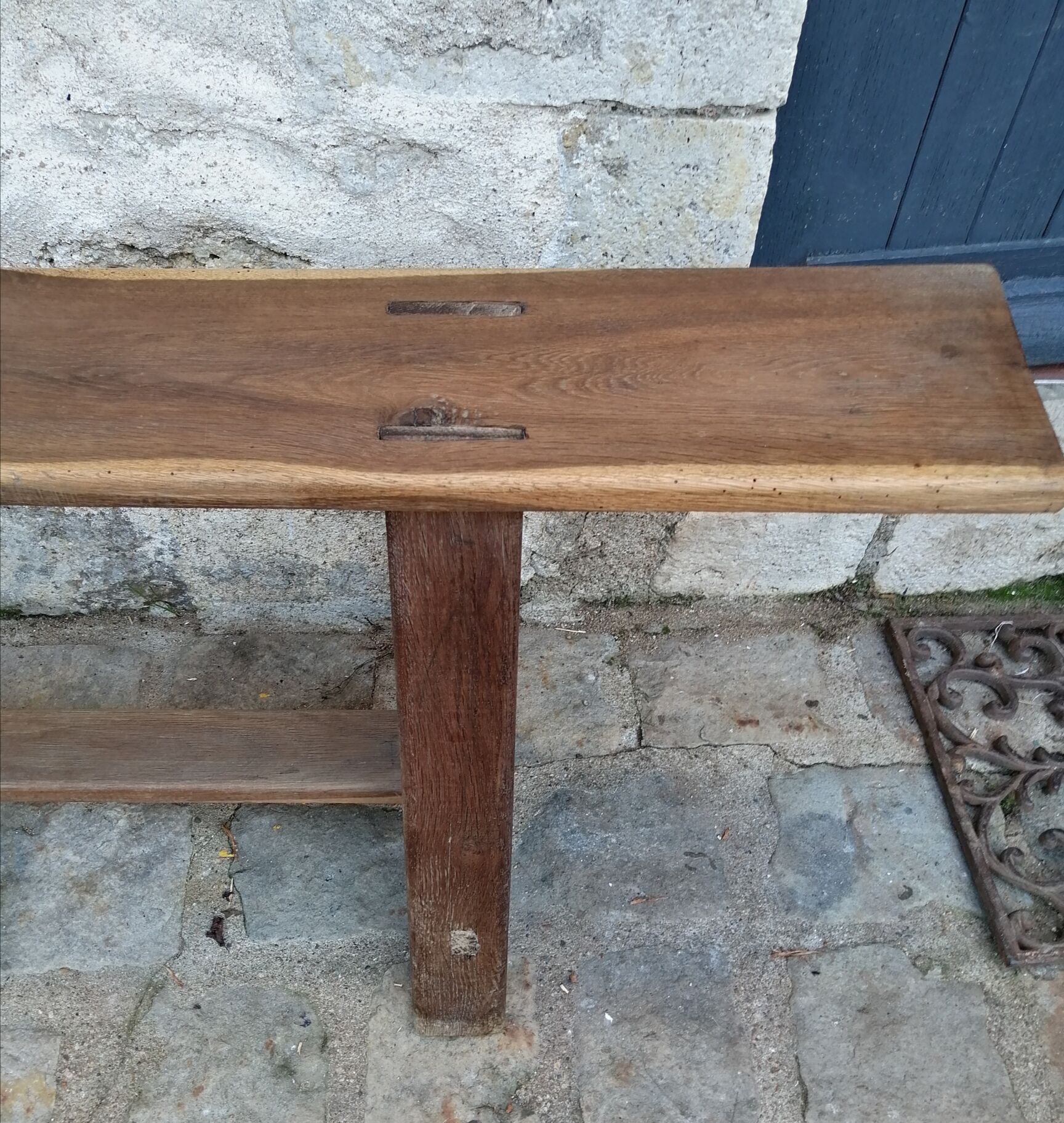 Long wooden bench 180cm