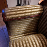 Canapé ancien de caractère en bois massif