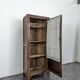 Reconstruction-style oak display cabinet