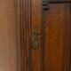 Cabinet en chêne ancien avec panneaux à caissons, vers 1900