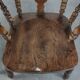 Set of two antique English highback Windsor chairs from the 18th century