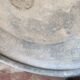 Large old zinc bathtub tank