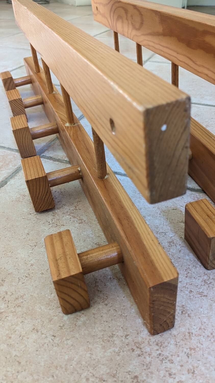 Pair of vintage coat hooks from the 70s and 80s
