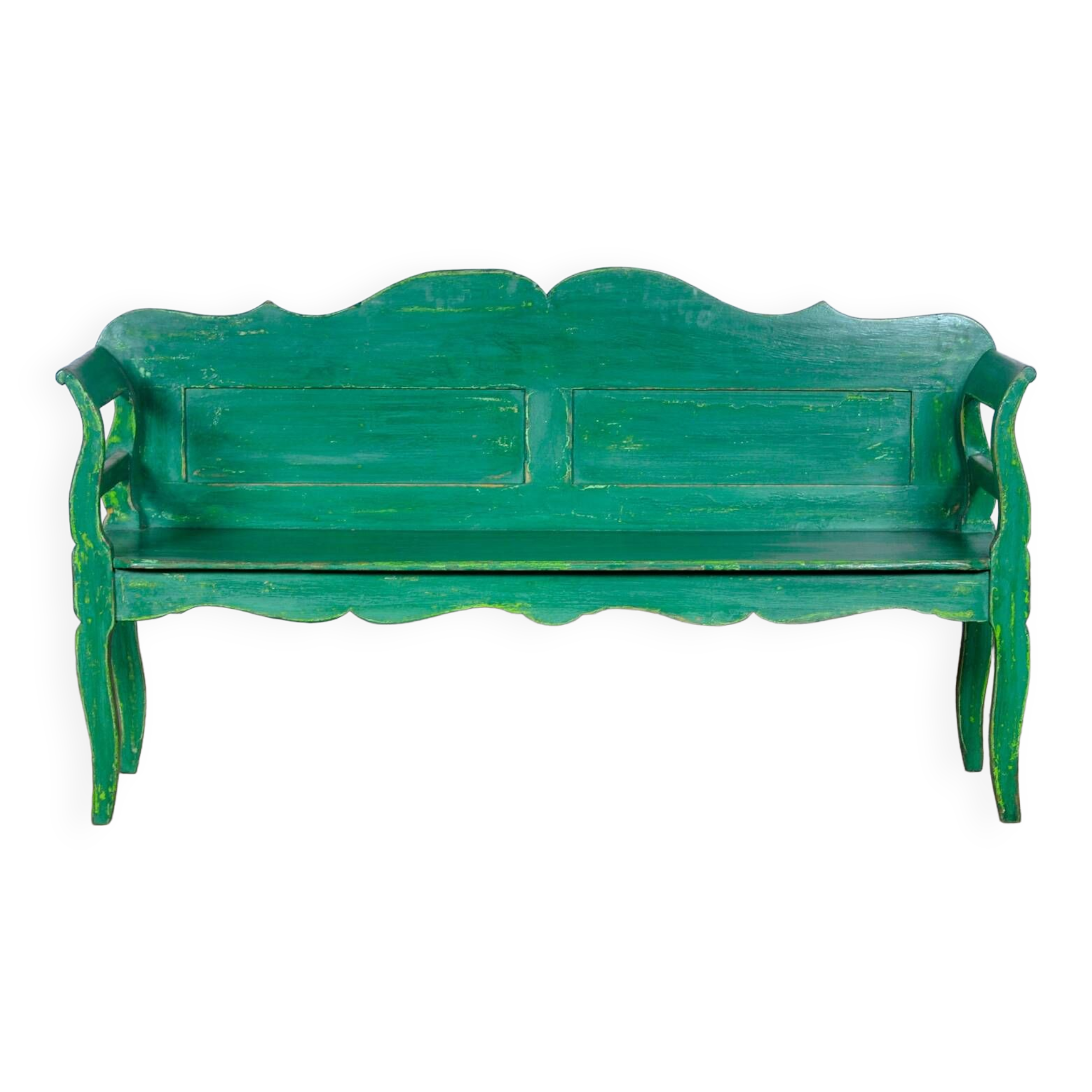 Antique Pine Bench, 1920s