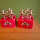 Two vintage BMF candlesticks in boxes.