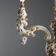 Ceramic lustre with floral motifs - Italy 20th century