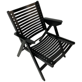 Niko Kralj Slovenian Rex Plywood Folding Chair for Stol 1950s in Black