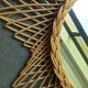 Rattan sun mirror 60 cm