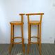 Pair of Baumann bar stools, 80s