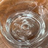 Vintage Glass Swan-Shaped Vase