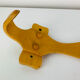 Curved wooden coat hook, 1960s vintage