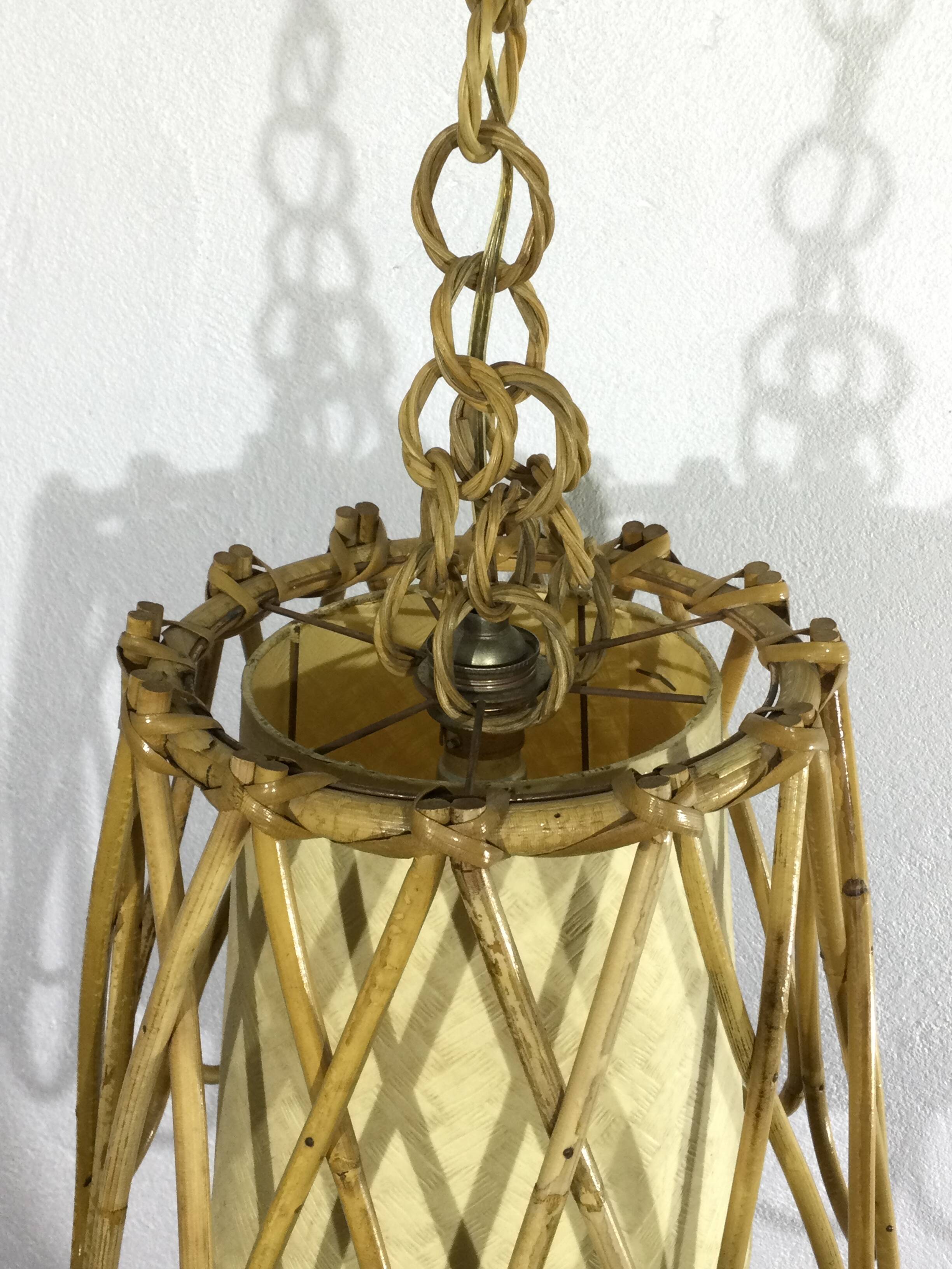 Rattan suspension
