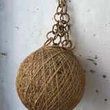 Vintage rope hanging lamp