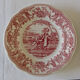 Lot 6 plates with dessert Gien "wedding in the countryside"