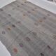 Tapis Kilim turc gris