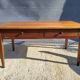 Pine farmhouse table ● Honey patina & Zebra grain