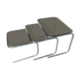 3 vintage nesting tables 70'S