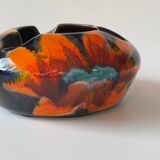 Grand cendrier vintage en céramique