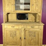 Buffet cupboard in oak brut art deco 1940-50