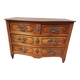 Transition louis xv louis xvi chest of drawers in cherry wood 4 drawers from the 18th century