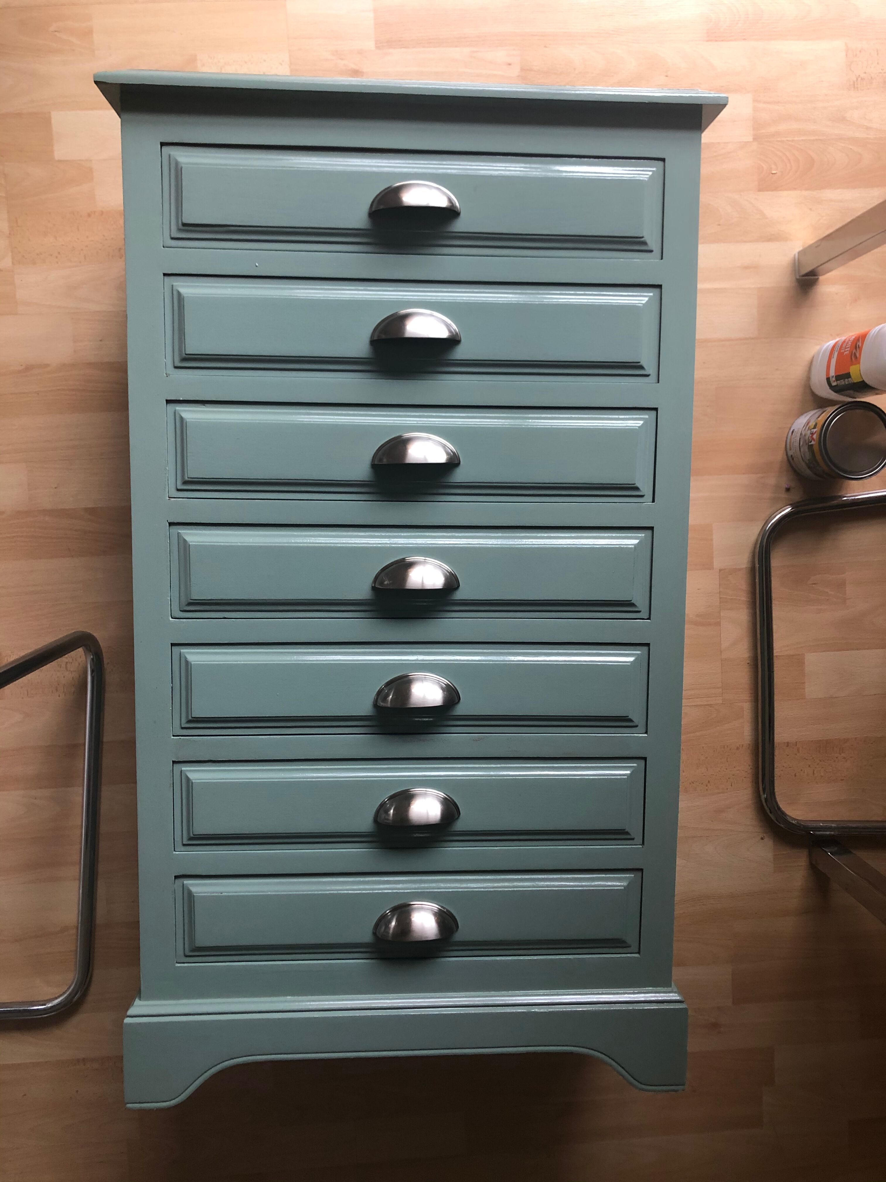 Painted wooden dresser