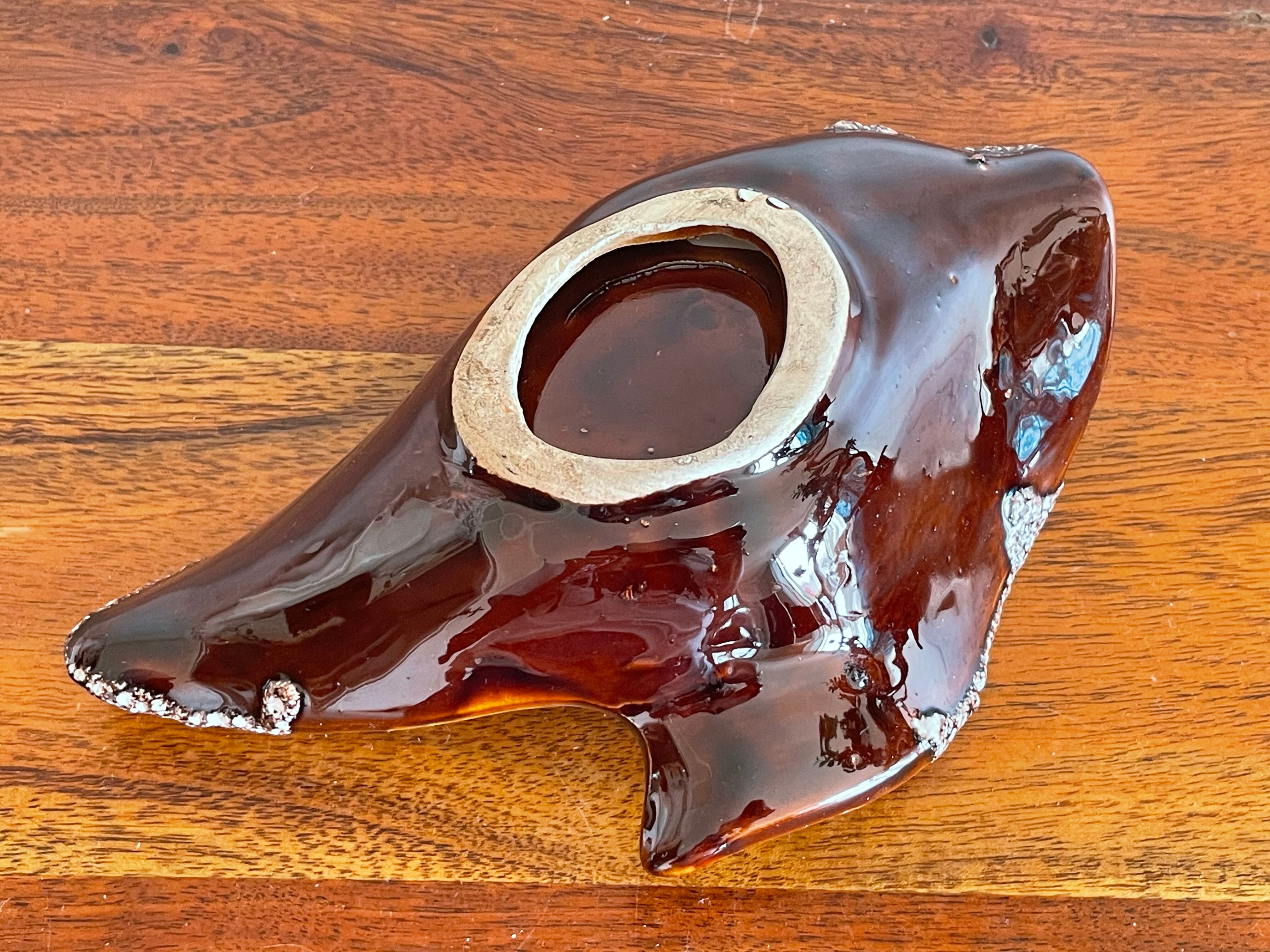 Empty ceramic pocket flat lava