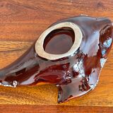 Empty ceramic pocket flat lava