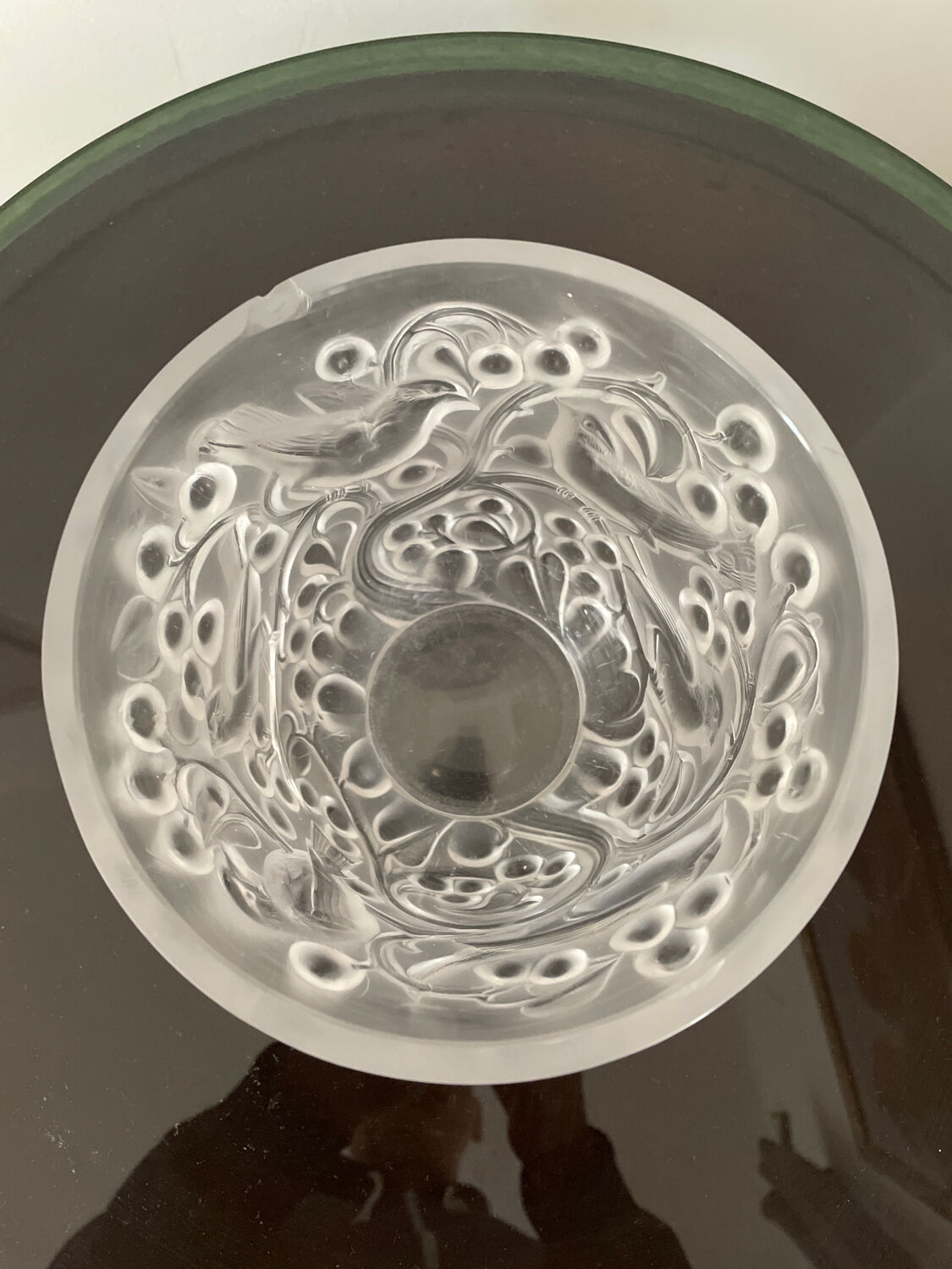 Lalique vase crystal