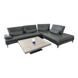 Leather sofa Scenario Roche Bobois