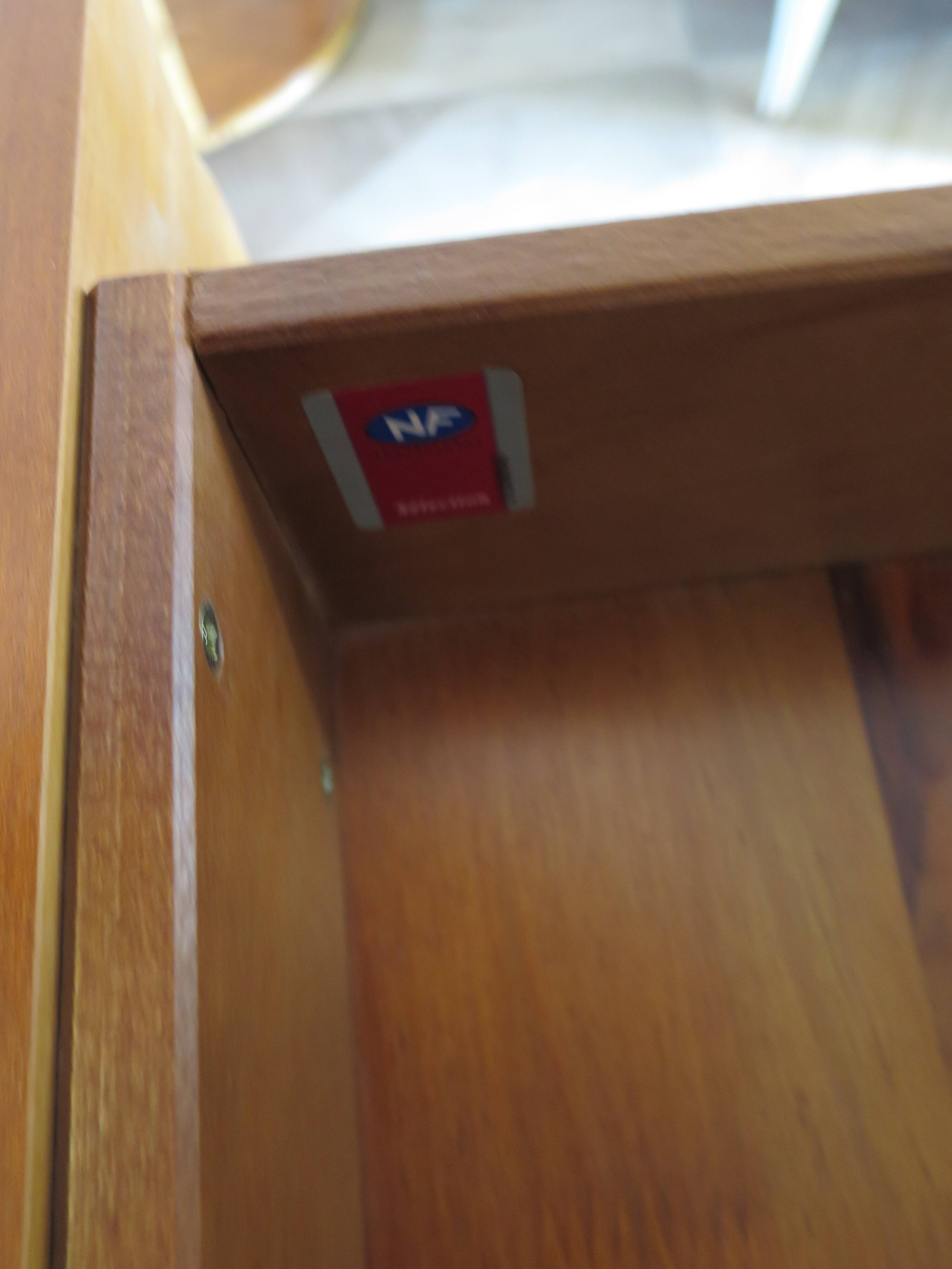 Cherrywood chest of drawers with ogee – 4 drawers – 80s – Louis Philippe style