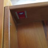 Cherrywood chest of drawers with ogee – 4 drawers – 80s – Louis Philippe style
