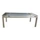 Glass coffee table