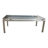 Glass coffee table