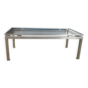 Glass coffee table